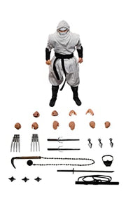 【VTOYS x 6INCH】VTOYS x 6INCH SN003 SHADOW NINJA (WHITE) 1/12 SCALE ACTION FIGURE