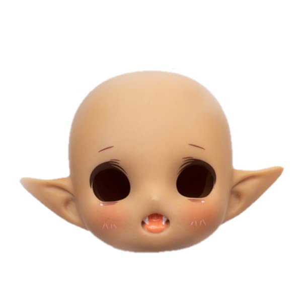 PICCODO SERIES DEFORMED SIZE RESIN DOLL HEAD NIAUKI M5 (MAKEUP VER.) TANNED