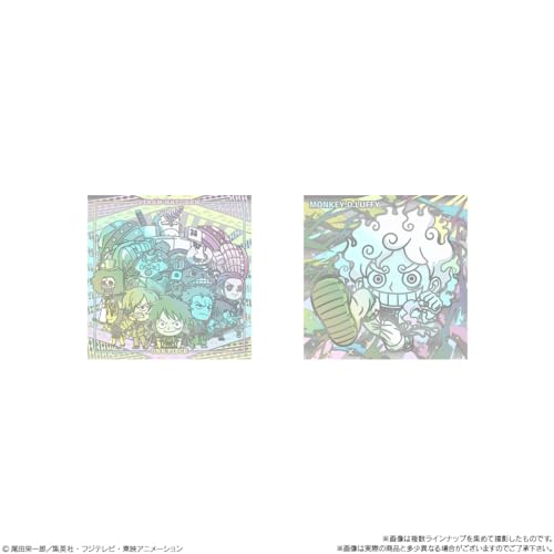 Nyaformation "One Piece" Pirates Sticker Wafer Card LOG. 7