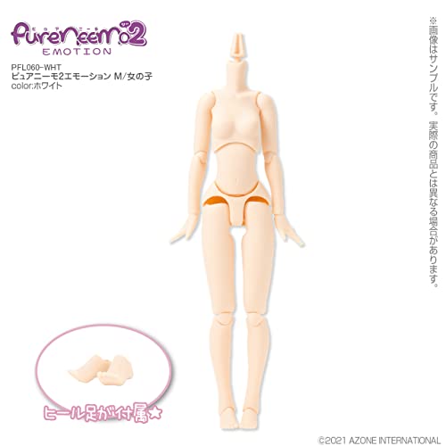 1/6 Scale Pureneemo Body Pureneemo 2 Emotion M Girl White