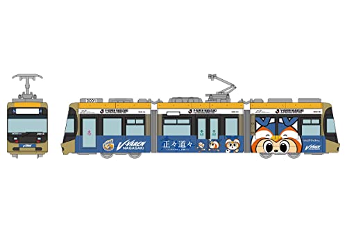 Railway Collection Nagasaki Electric Tramway Type 3000 No. 3001 V-Varen Nagasaki Wrapping Train