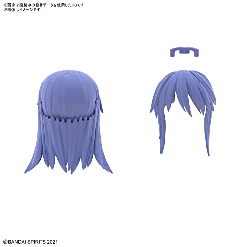 30MS Optional Hair Style Parts Vol. 8 Total 4 Types