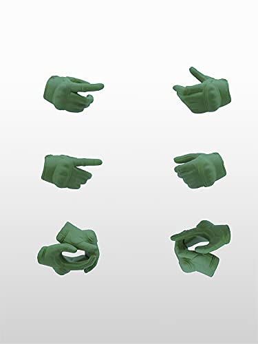 LittleArmory-OP07 figma Tactical Gloves 2 Revolver Set (Green)