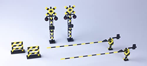 1/80 Scale Size Plastic Kit 2 Color Molding Plastic Kit Railroad Crossing