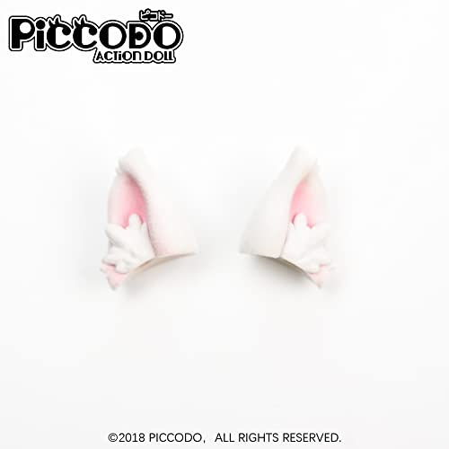 PICCODO ACTION DOLL FLOCKING CAT EARS WHITE-B