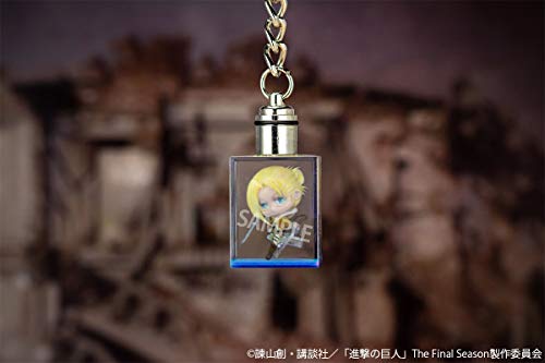"Attack on Titan" Trading Full Color 3D Crystal Key Chain A Ver. Complete Box