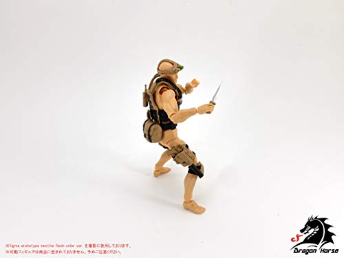 DH-E001BD 1/12 SCALE ACTION FIGURE EQUIPMENT SET B (GHOST) DESERT VER.