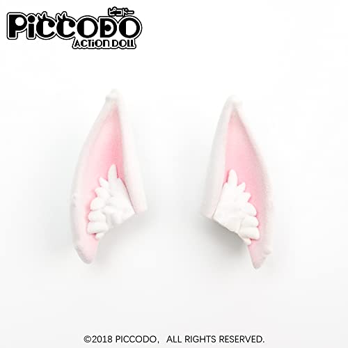 PICCODO ACTION DOLL FLOCKING CAT EARS WHITE-A