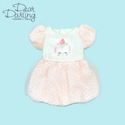 【Cross World Connections】Produced by Junie Moon Dear Darling Fashion for Dolls MAKI Balloon Dress for 20cm Dolls Pink