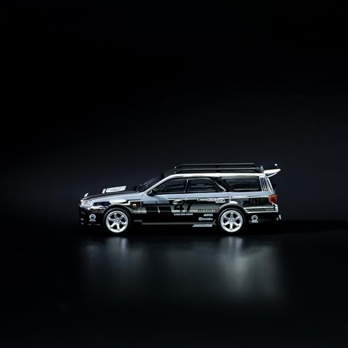 1/64 Nissan Stagea Chrome Silver