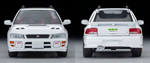 1/64 Scale Tomica Limited Vintage NEO TLV-N281a Subaru Impreza Pure Sports Wagon WRX STi Version V (White) 1998