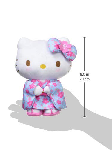 "Hello Kitty" Sakura Kimono Plush Light Blue S