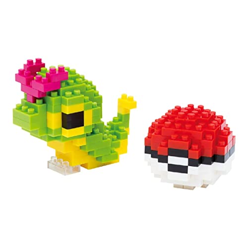 Nanoblock "Pokemon" NBPM_010 Caterpie & Poke Ball