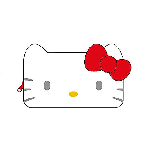 "Hello Kitty" Sweat Series Face Square Pouch Red