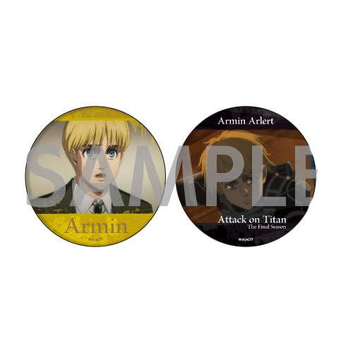 Can Badge 2 Set "Attack on Titan" 03 Armin Scenes Ver.