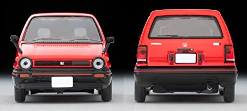 1/64 Scale Tomica Limited Vintage NEO TLV-N272a Honda City R (Red) with Motocompo 1981