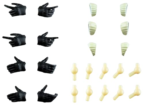 LittleArmory <LAOP08> Tactical Gloves for Sousai Shojo Teien (Black)