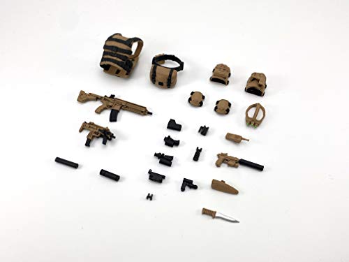 DH-E001BD 1/12 SCALE ACTION FIGURE EQUIPMENT SET B (GHOST) DESERT VER.
