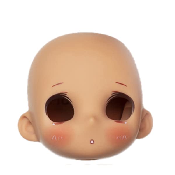 PICCODO SERIES DEFORMED SIZE RESIN DOLL HEAD NIAUKI M2 (MAKEUP VER.) TANNED