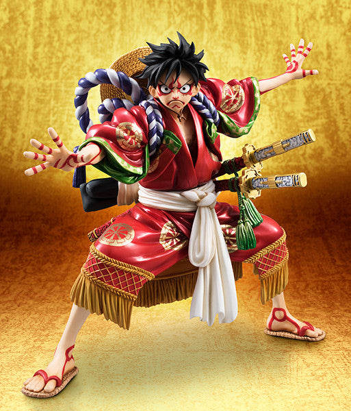 One Piece Portrait.Of.Pirates Monkey.D.Luffy KABUKI Edition