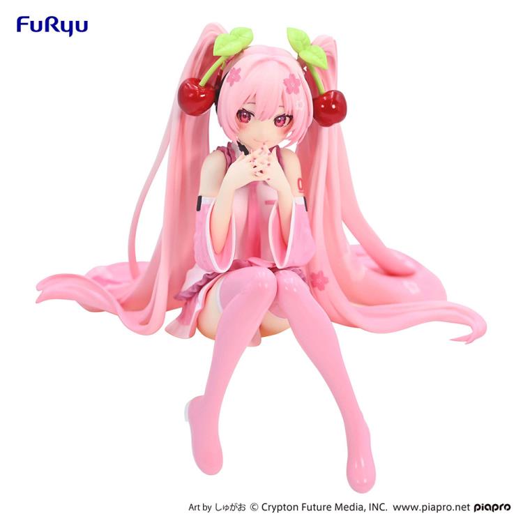 "Character Vocal Series 01 Hatsune Miku" Noodle Stopper Figure Sakura Miku 2023 Ver.
