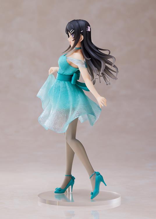 "Rascal no sueña con Bunny Girl Senpai" Cajéful Figura Sakurajima Mai Clear Dress Ver.
