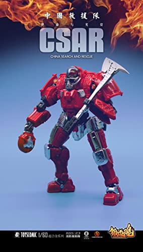 TOYSCOMIC FORGING SOUL SERIES AGS-23 CV-39 TYPE FIRE RESCUE TASK FORCE