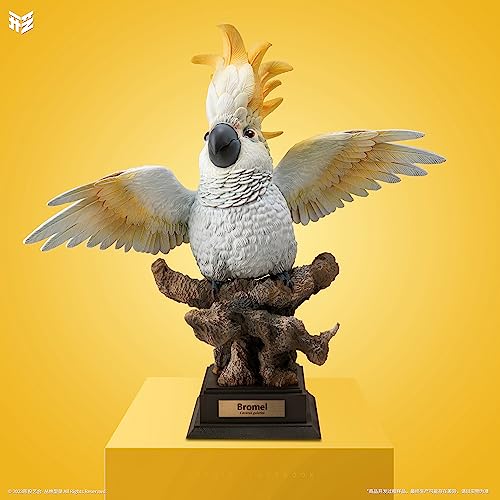 ART OF SHAPE "JUNGLE LOOKBOOK" SERIES 003 CACATUA GALERITA BROMEL RESIN STATUE