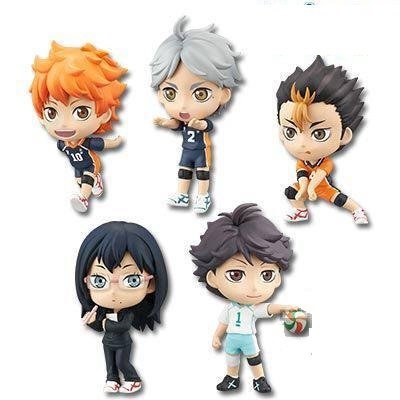 5-set Ichiban Kuji Chibi Kyun-Chara  Haikyuu!!