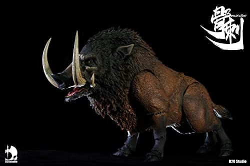 D20studio BATTLE BOAR BONESTABBER (BROWN) 1/12 SCALE ACTION FIGURE