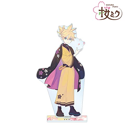 "Hatsune Miku" Sakura Miku Original Illustration Kagamine Len Art by kuro 1/7 Scale Big Acrylic Stand