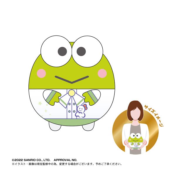 SR-51 Sanrio Characters HAPIDANBUI Fuwakororin (M Size) 2 D Kero Kero Keroppi