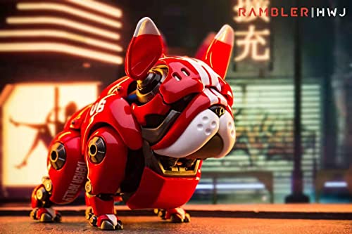 HWJ RAMBLER MECHA-BULLDOG ACTION FIGURE (RED)