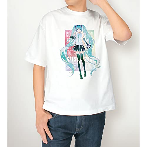 Hatsune Miku Hatsune Miku NT Ani-Art Vol. 3 Big Silhouette T-shirt (Unisex L Size)