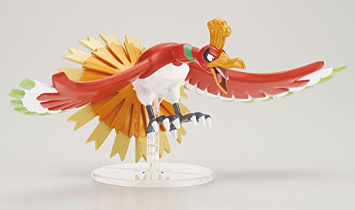 "Pokemon" PokePla Ho-Oh & Charizard & Satoshi's Pikachu Set