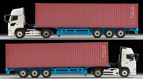 1/64 Scale Tomica Limited Vintage NEO TLV-N292a Hino Profia 40ft Sea Container Trailer (Toho Sharyo TC36H1C34) (Silver)