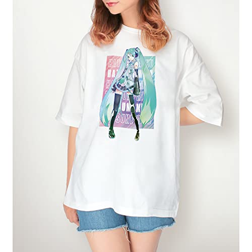 Hatsune Miku Hatsune Miku Ani-Art Vol. 3 Big Silhouette T-shirt (Unisex L Size)