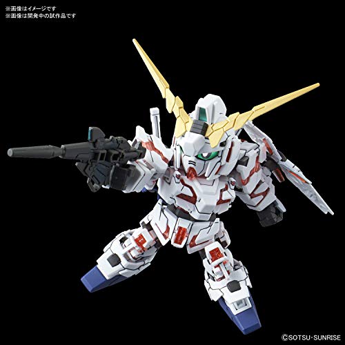 RX-0 Unicorn Gundam (version du mode Détruire) SD Gundam Cross Silhouette Kidou Senshi Gundam UC - Spiritueux Bandai