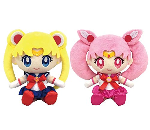 "Sailor Moon S" Nuimas Plush Pair Set Super Sailor Moon & Sailor Chibi Moon