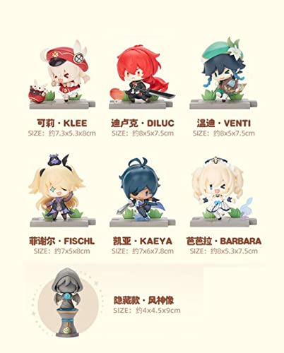 miHoYo "Genshin Impact" Battle Scene Series Trading Figure Mondstadt Edition (Set of 6)