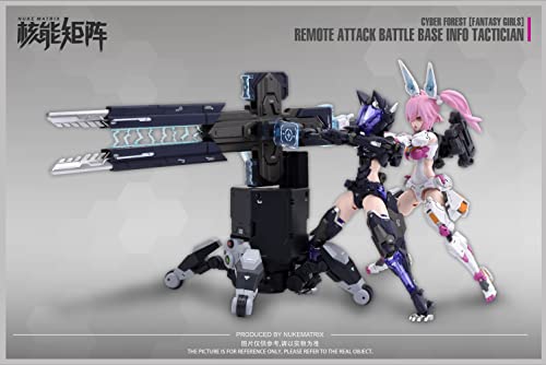 NUKE MATRIX "CYBER FOREST FANTASY GIRLS" REMOTE ATTACK BATTLE BASE INFO TACTICIAN PLASTIC MODEL KIT