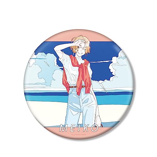Piapro Characters Original Illustration MEIKO Early Summer Outing Ver. Art by Rei Kato Big Can Badge