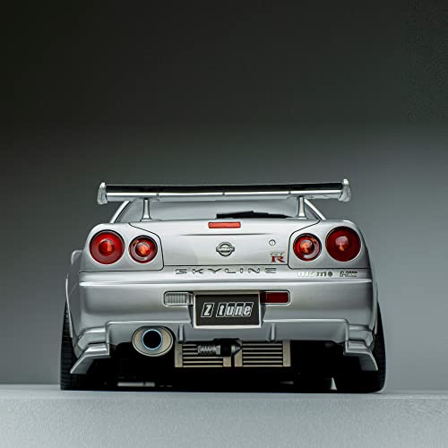 1/12 Nissan GT-R Z-tune Silver (with RB26 Engine)
