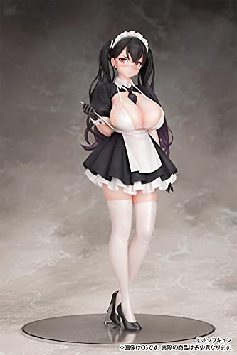 POPQN Original Illustration High Hourly Wage Maid Cafe Clerk