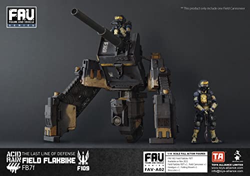 TOYS ALLIANCE LIMITED "ACID RAIN" 1/18 SCALE FAV-A02 Field Flakbike FB7f