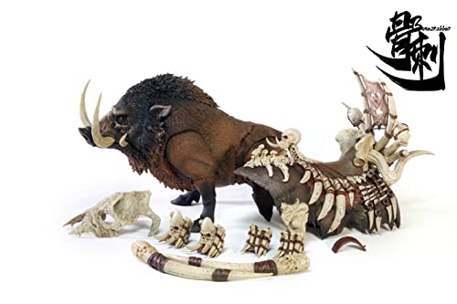 D20studio BATTLE BOAR BONESTABBER (BROWN) 1/12 SCALE ACTION FIGURE