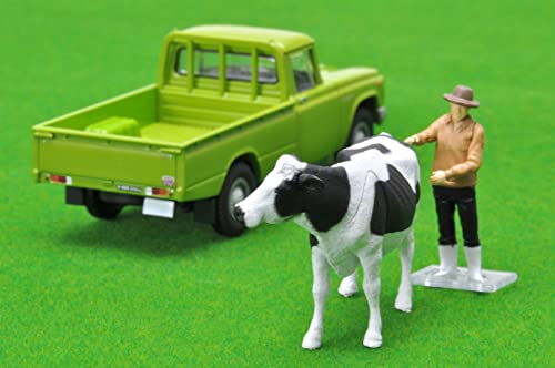 1/64 Scale Tomica Limited Vintage TLV-189c Toyota Stout (Green) with Figure