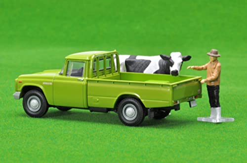 1/64 Scale Tomica Limited Vintage TLV-189c Toyota Stout (Green) with Figure