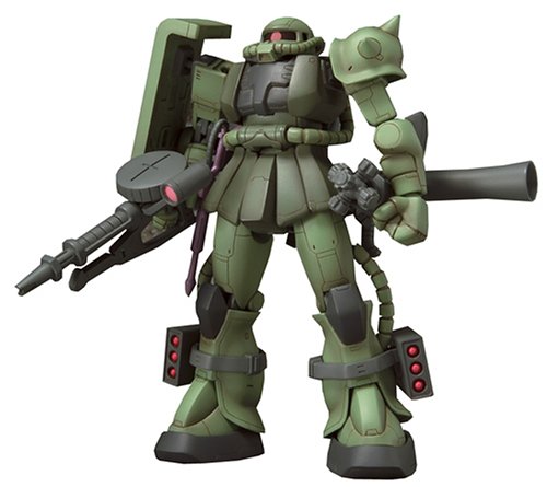 MS-06F Zaku II Extended Mobile Suit in Action!! Kidou Senshi Gundam - Bandai