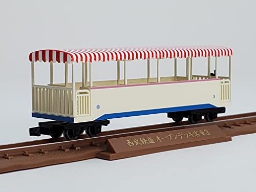 Railway Collection Narrow Gauge 80 Omoide no Seibu Railway Yamaguchi Line Open Passenger Car Type 2 Car Set